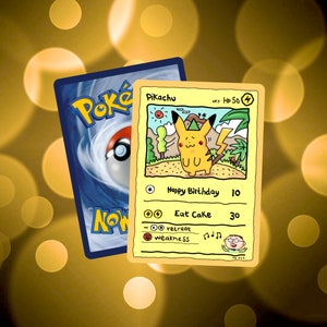 Custom Ooyama’s Pikachu Birthday Card