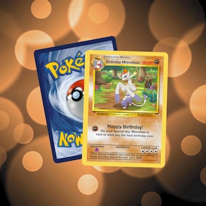 Custom Birthday Mienshao Card