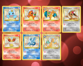 Custom Bridesmaid / Flower Girl / Maid of Honour Pikachu Pokemon Card