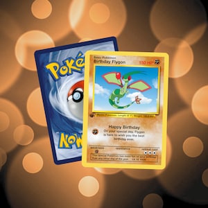 Custom Birthday Flygon Card