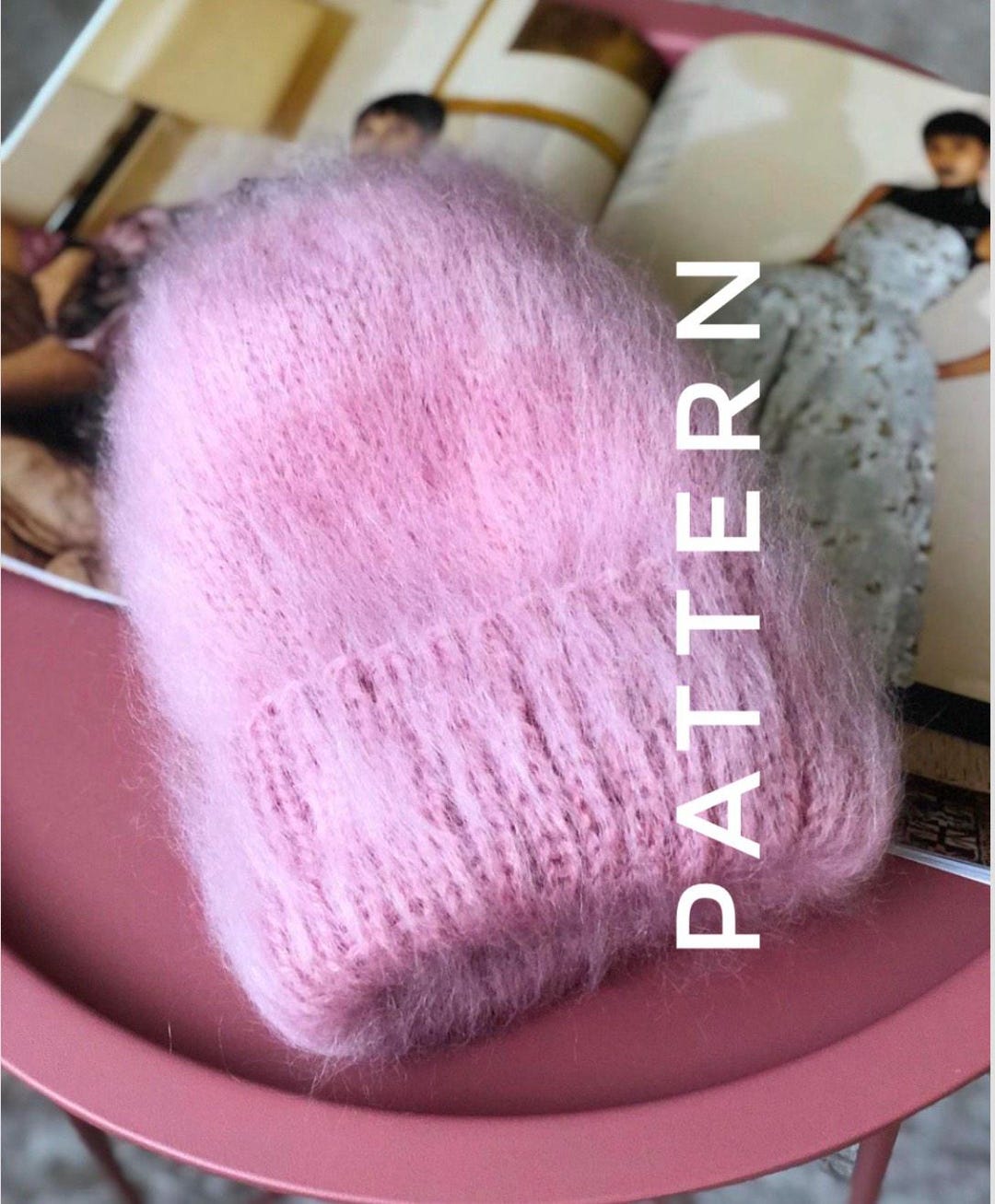 Knit Beanie Easy Hat Knitting Pattern Beginner Knitting Hat Pdf English ...