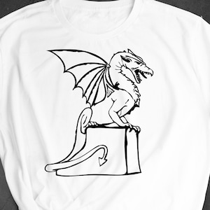 Dragon svg, instant download, dragon vector dxf png, dragon cut file for cricut, dragon cut file silhouette, dragon digital download