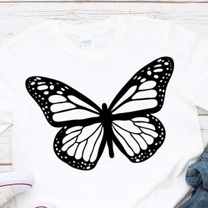 Butterfly SVG, Butterfly DXF, Monarch Butterfly Svg, butterfly silhouette, butterfly dxf, File for Cricut, Vector, Instant download