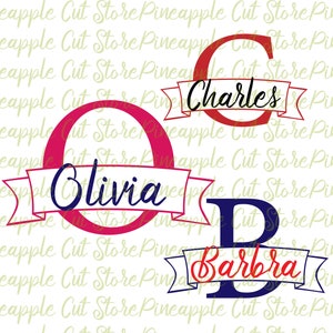 Split Monogram SVG, Monogram svg, split monogram alphabet svg, Letters svg, Digital Download for Cricut, Silhouette, 26 individual svg files