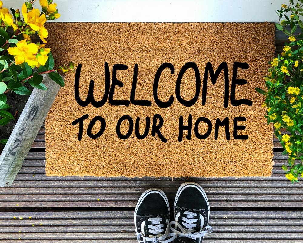 to our home mat svg Doormat svg door mat svg Etsy