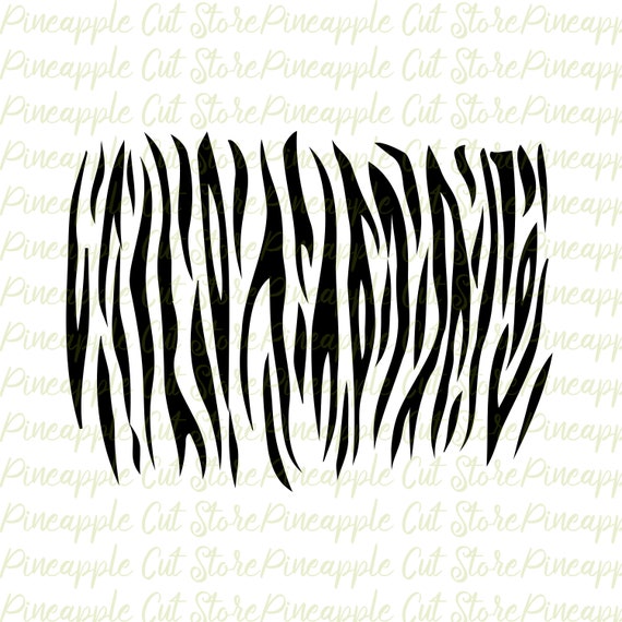 Tiger Print Svg, Tiger Stripes Svg, Tiger Stripes Vector File