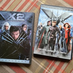 X2 XMen United / XMen The Last Stand DVDs