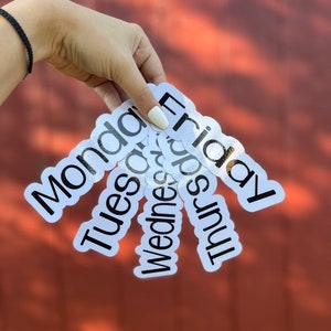 5 Custom 6in Classroom Magnets | Set of 5 | Dry Erase Board Magnetic Words | Teacher White Board Magnets | Teacher Magnets | Customization|