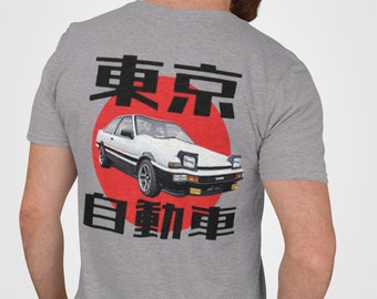 AE86 Hachi Roku Trueno Camisa (solo diseño trasero)