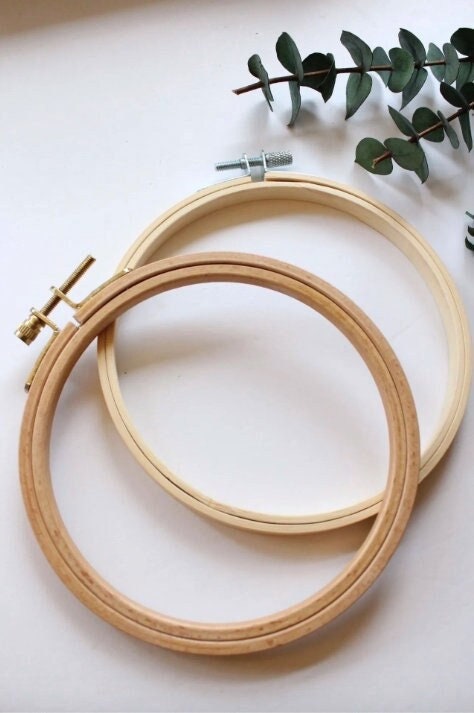 10 Pieces Embroidery Hoop Bamboo 4/5/6 Inch Embroidery Frame for Embroidery  Kit Durable Hoop Without Burr Hoop Art Accessories 