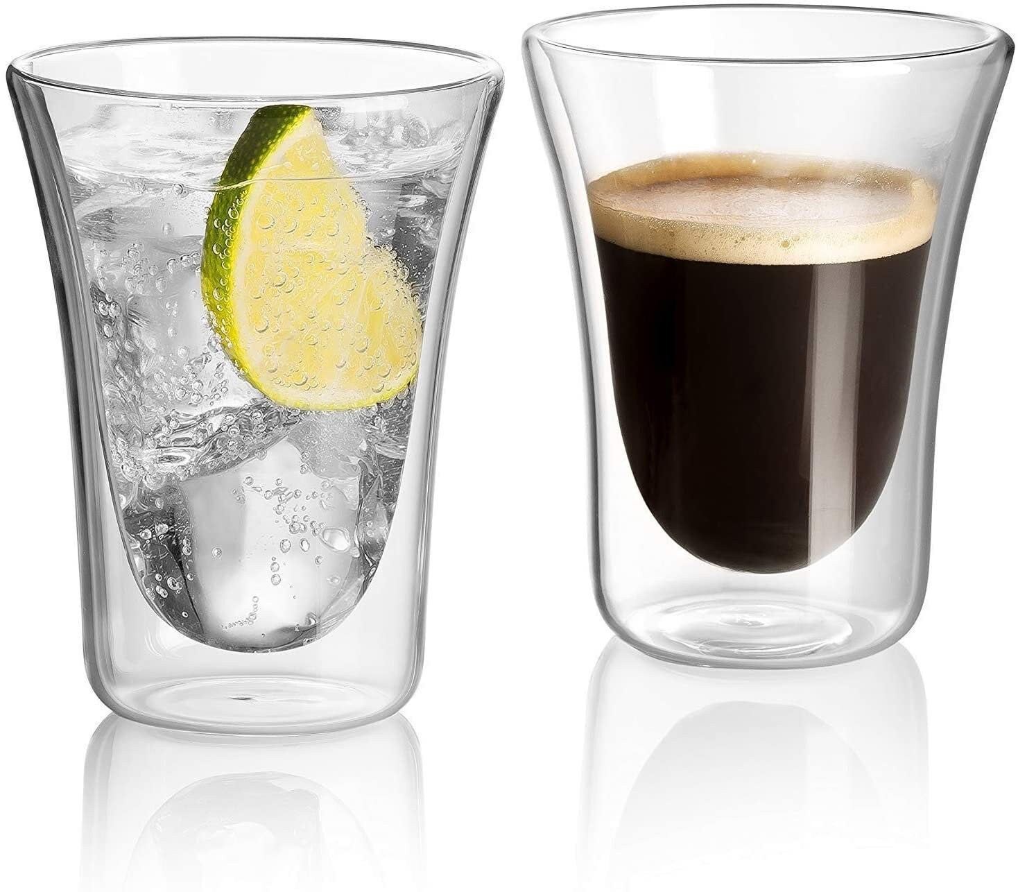 2 Cocktail Glasses Colorful Soda Lemonade Etsy