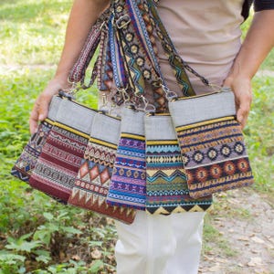 Petit sac à main hippie hobo, sac à bandoulière tapisserie bohème pour elle, sac de festival d'été, cadeau pour maman ou femme