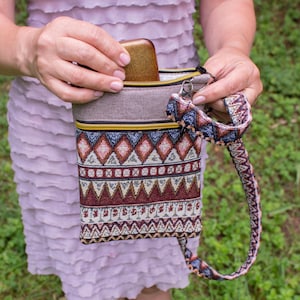 Mini sac à main de voyage bohème, petit sac hippie avec bandoulière en tapisserie, sac à main bandoulière pour téléphone portable, sac hobo festival pour femme