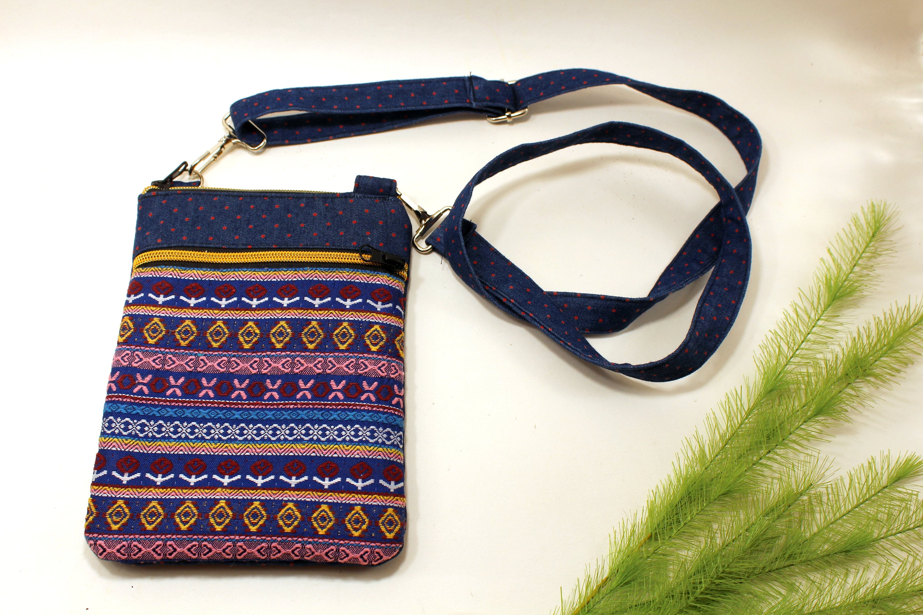 Boho hippie mini bag Crossbody fabric bags Mini crossbody Etsy