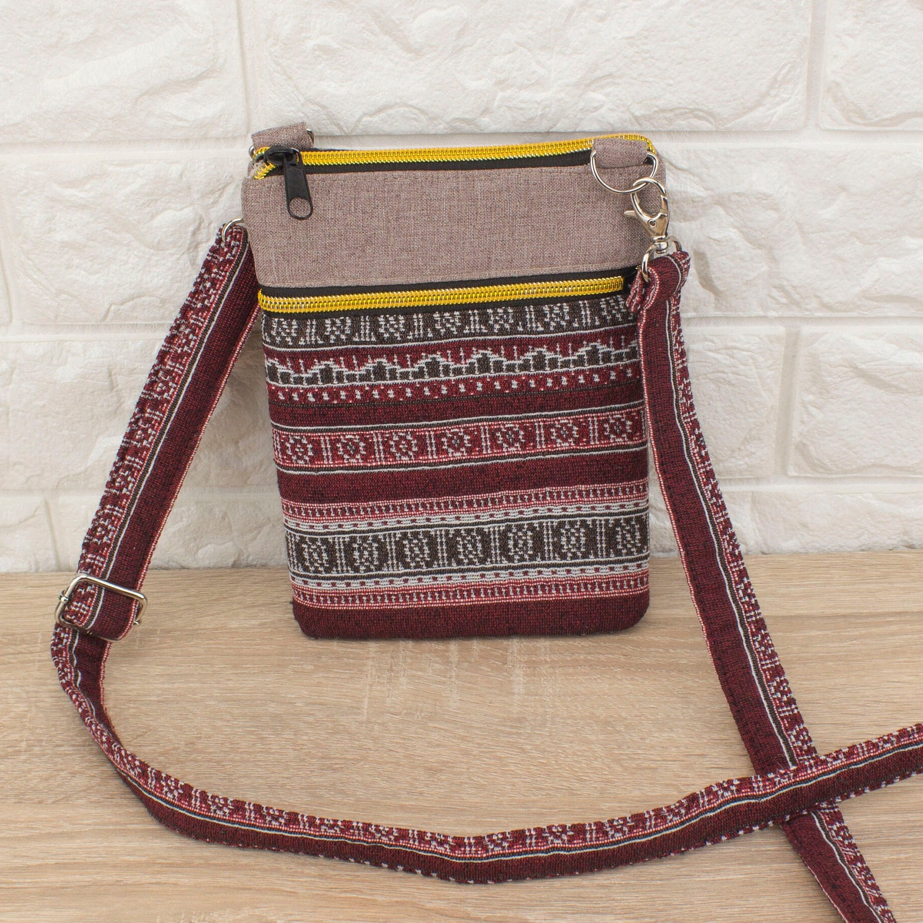 Boho Crossbody Bag, Boho Purse Crossbody, Tapestry Crossbody With Phone