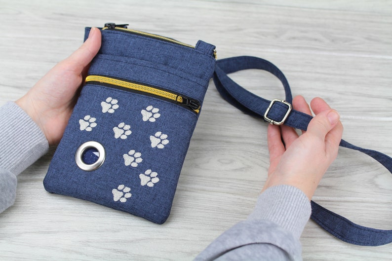 Dog Walking Bag, Cross Body Bag Small, Dog Walking Purse, Dog Walker Bag, Dog Walk Bag, Dog