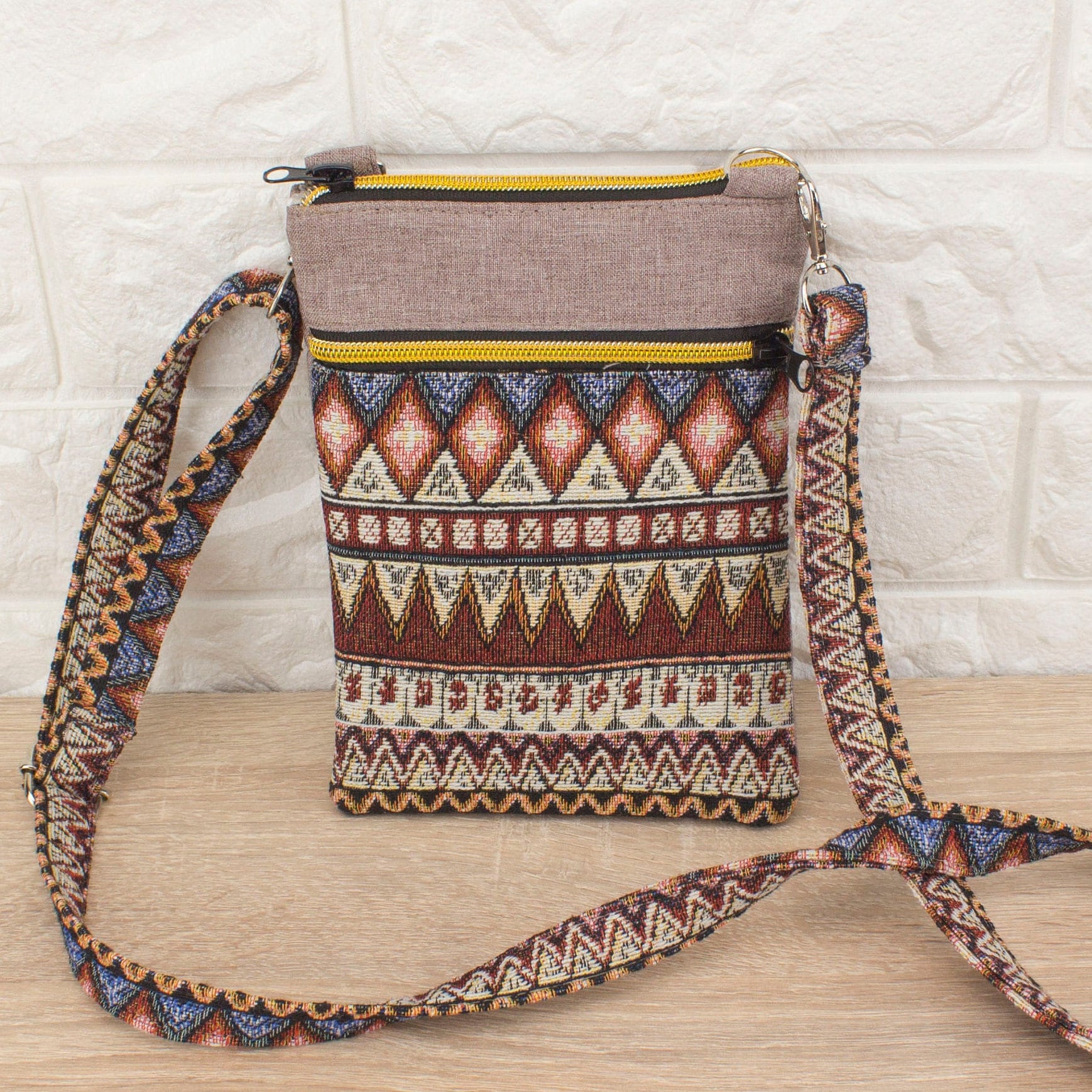 Boho Crossbody Bag Boho Purse Crossbody Tapestry Crossbody Etsy