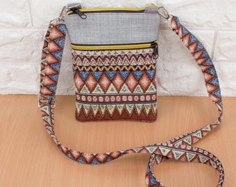 Crossbodytas boho-tapijt: hippie zomer hobo portemonnee