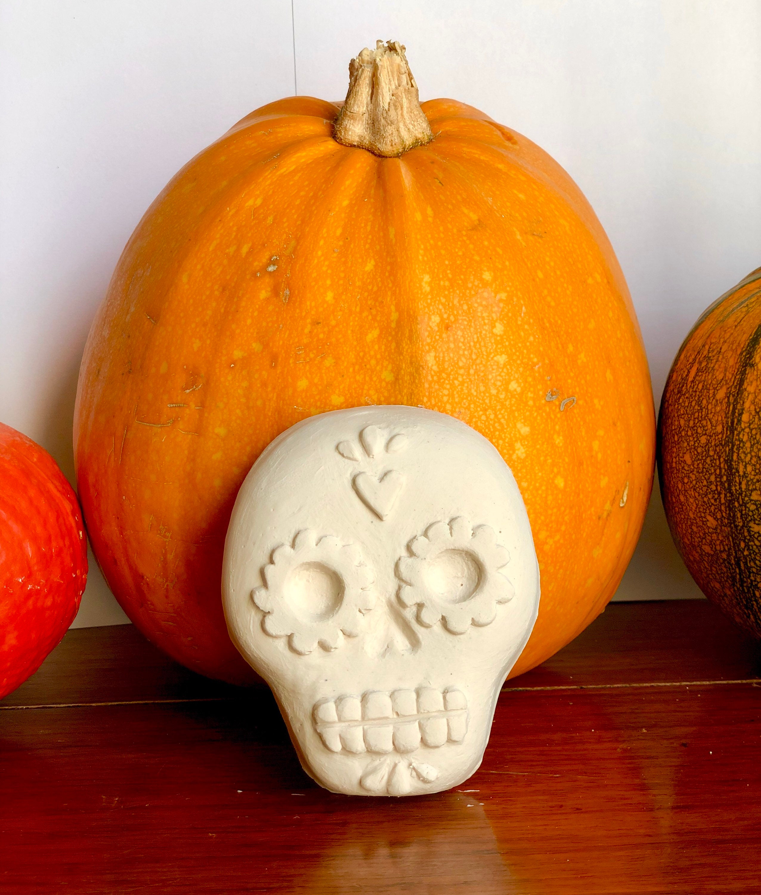 Paint Your Own Sugar Skull Craft Kit Unique Handmade Design Etsy UK