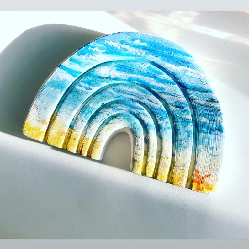 Paint Your Own Rainbow Craft Kit Unique Handmade Design Etsy