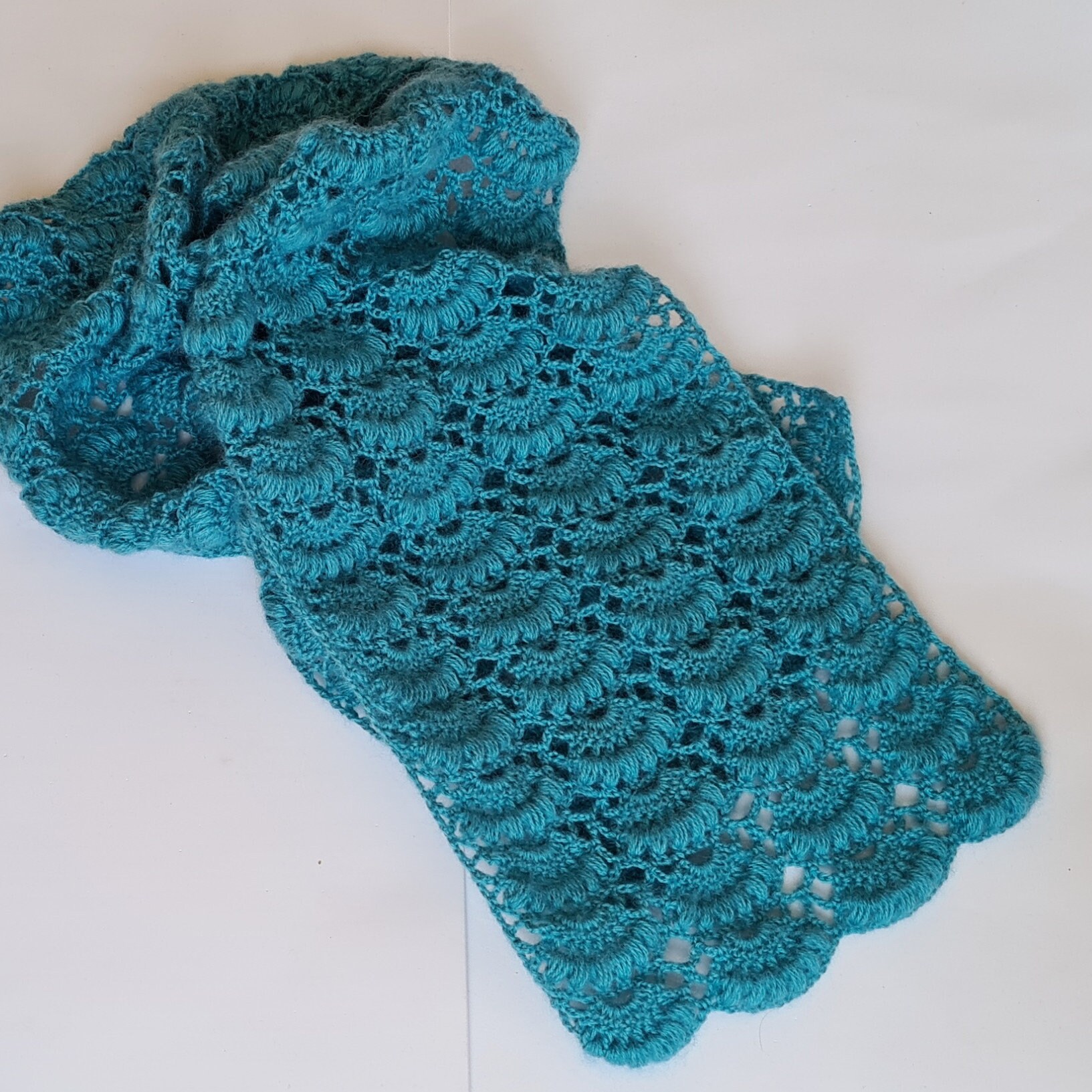 Boryana Crochet Scarf Pattern PDF Download Tutorial - Etsy