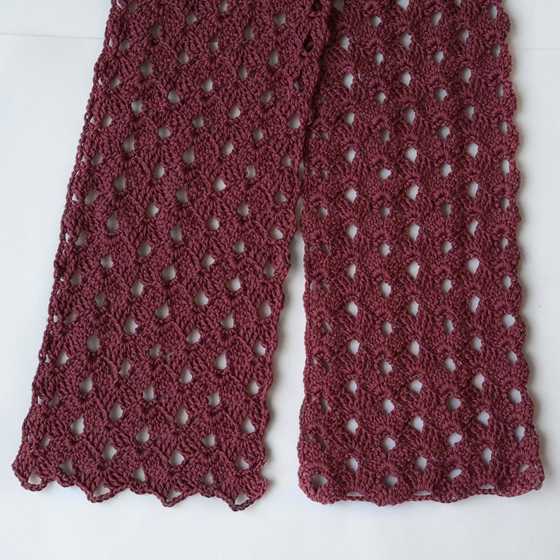 Yuliana Crochet Scarf Pattern PDF Download Tutorial - Etsy