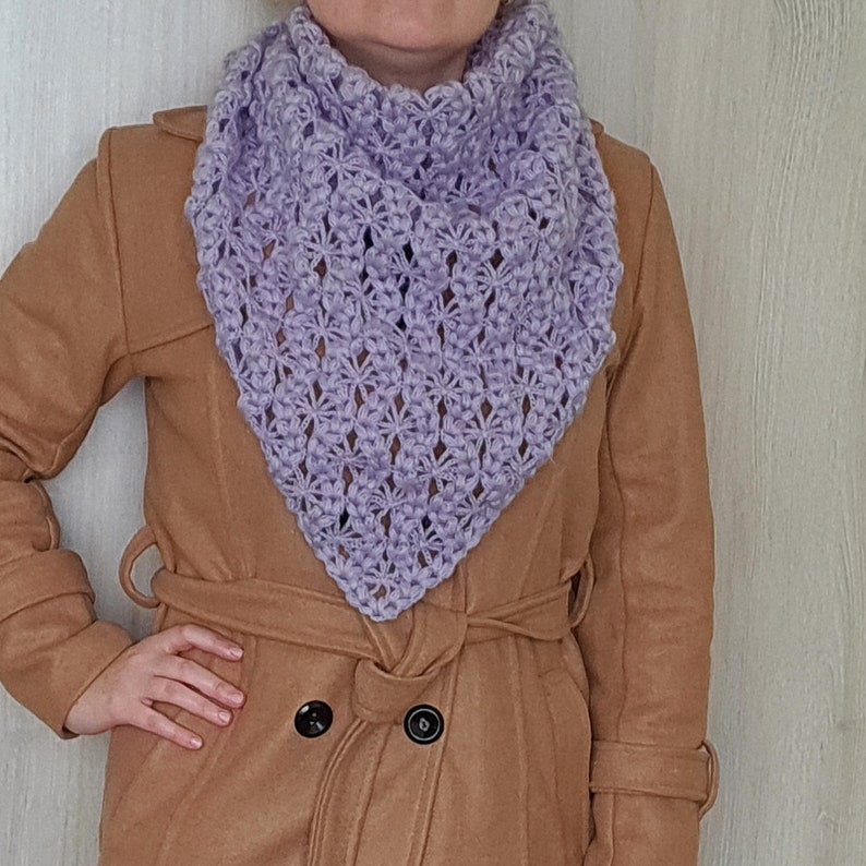 Desislava Crochet Scarf Pattern PDF Download Tutorial - Etsy