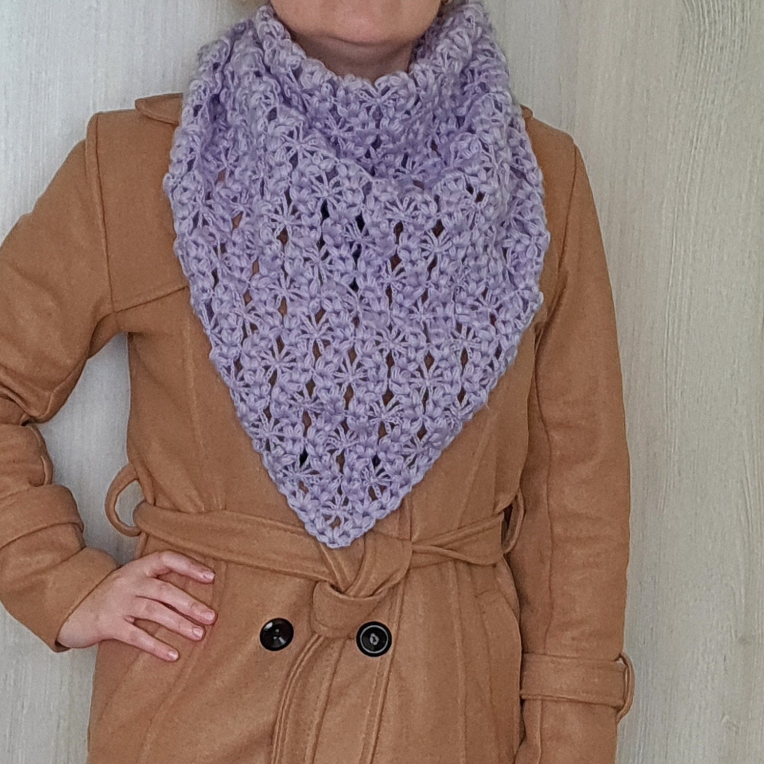 Desislava Crochet Scarf Pattern PDF Download Tutorial - Etsy