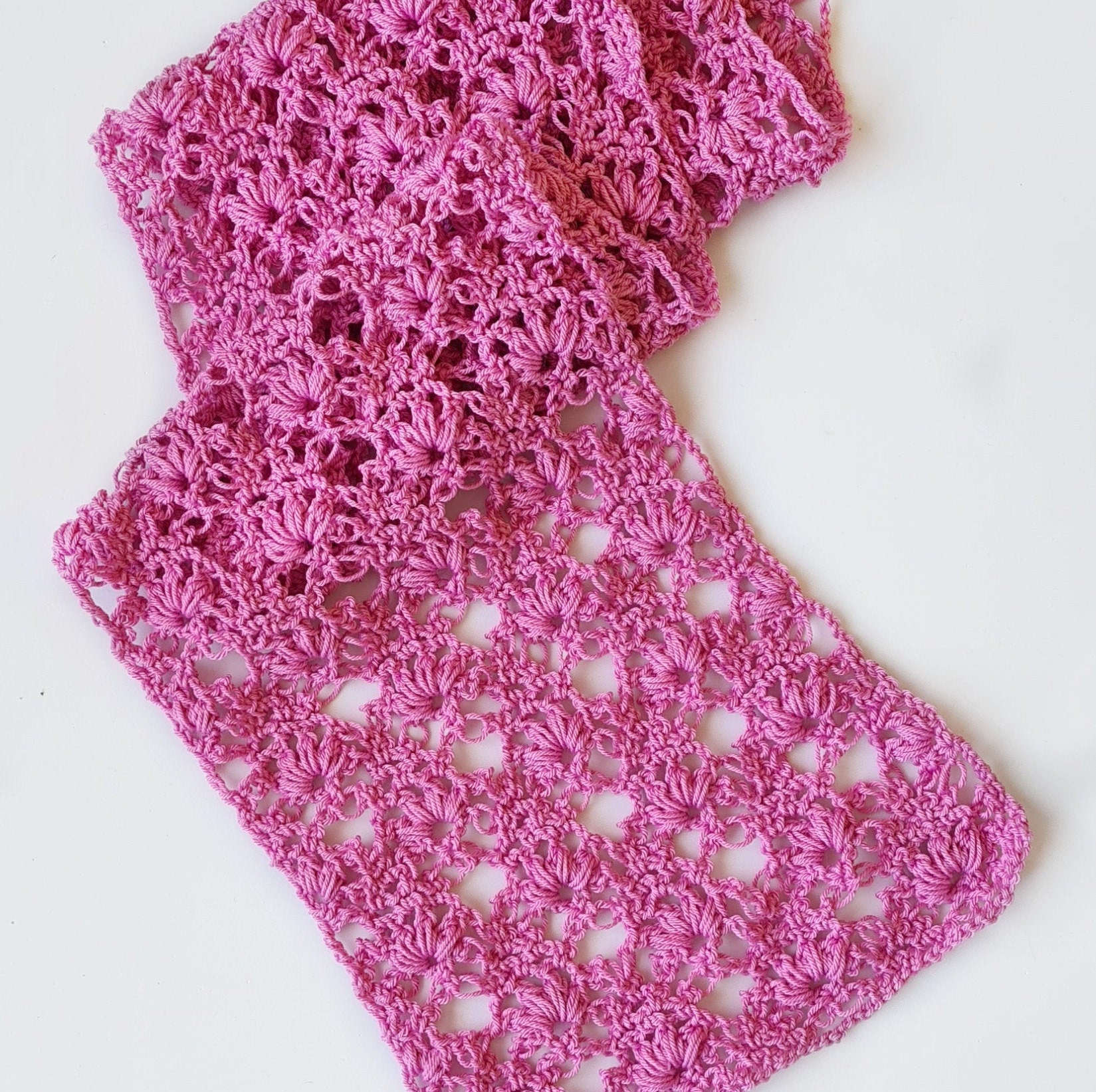 Venera Crochet Scarf Pattern PDF Download Tutorial - Etsy UK