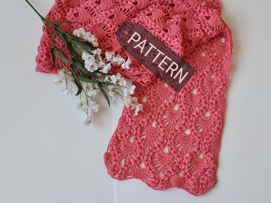 Amory Crochet Scarf Pattern PDF Download Tutorial - Etsy