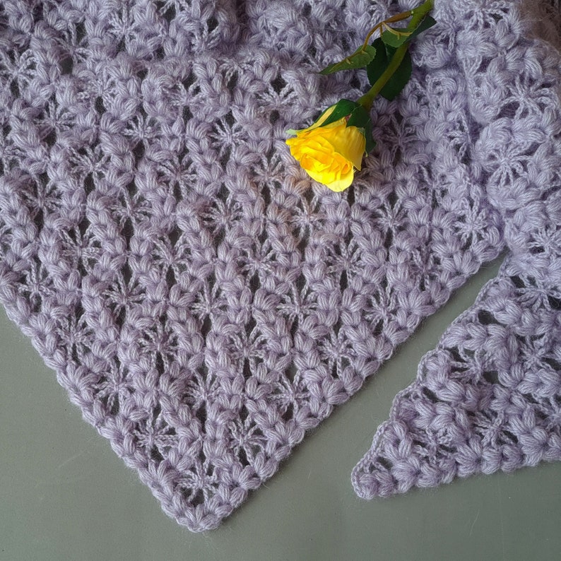 Desislava Crochet Scarf Pattern PDF Download Tutorial - Etsy