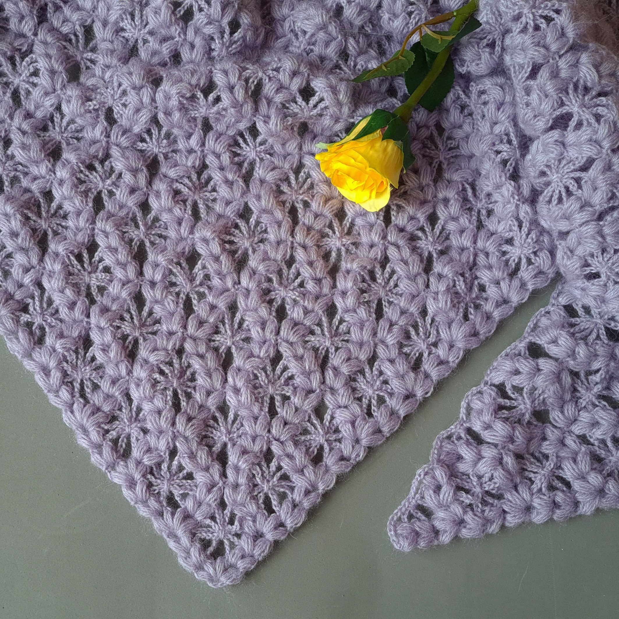 Desislava Crochet Scarf Pattern PDF Download Tutorial - Etsy