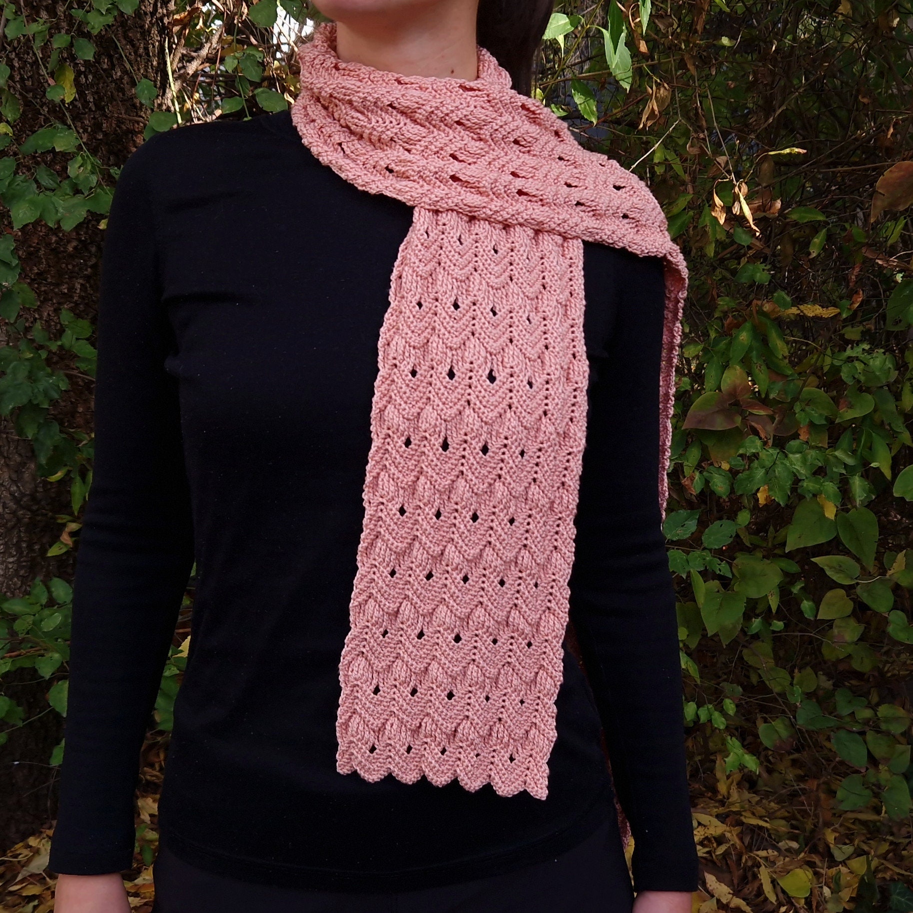 Malina Crochet Lacy Scarf Pattern PDF Download Tutorial - Etsy