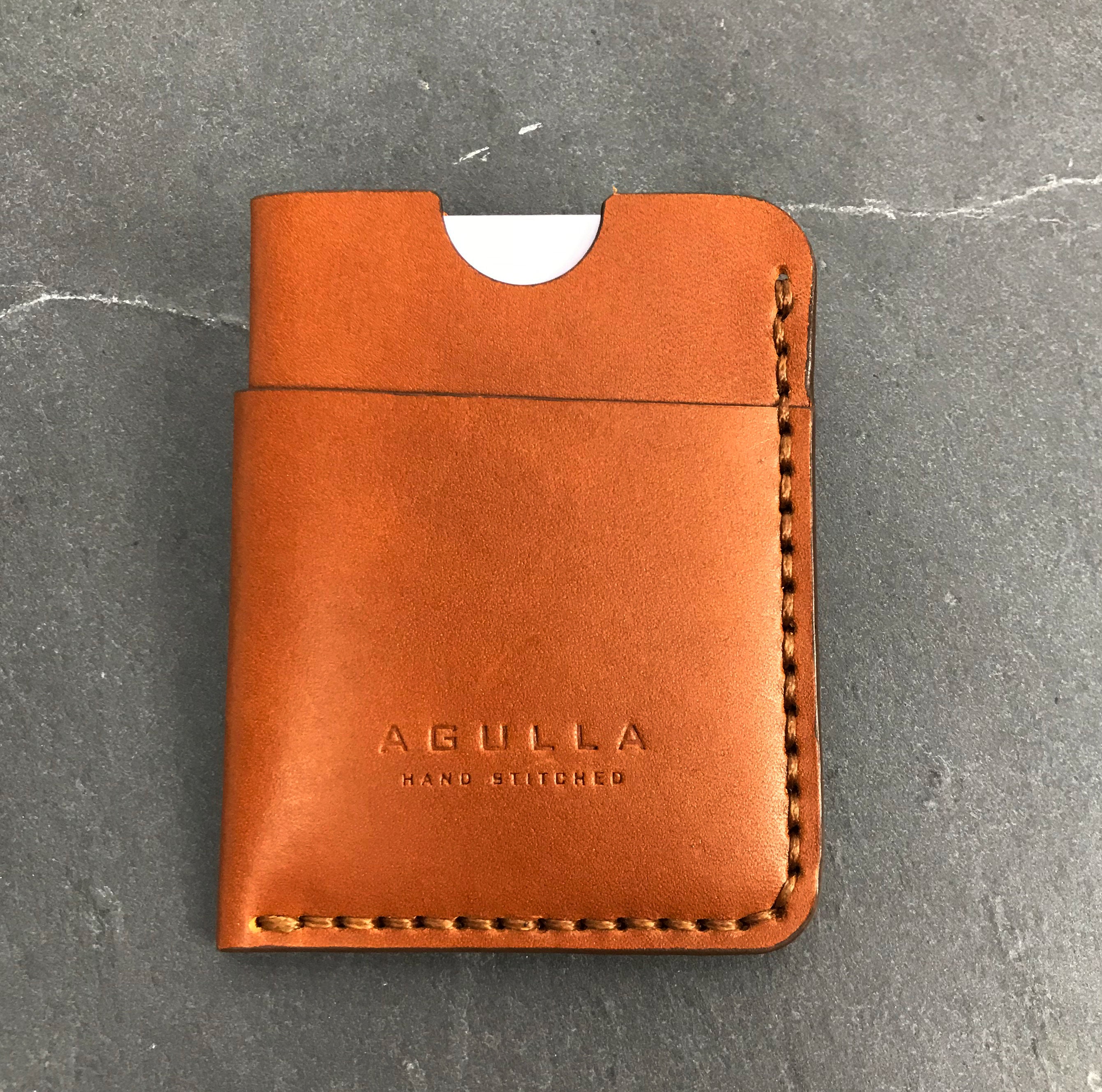Leather Card Holder Handmade Leather Card Wallet Minimalist - Etsy