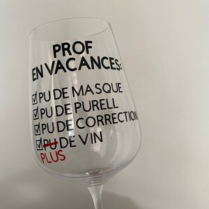 Prof en vacances
