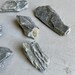 GREY / BLUE SLATE Stones Terrarium Supplies Decorative Rocks ...