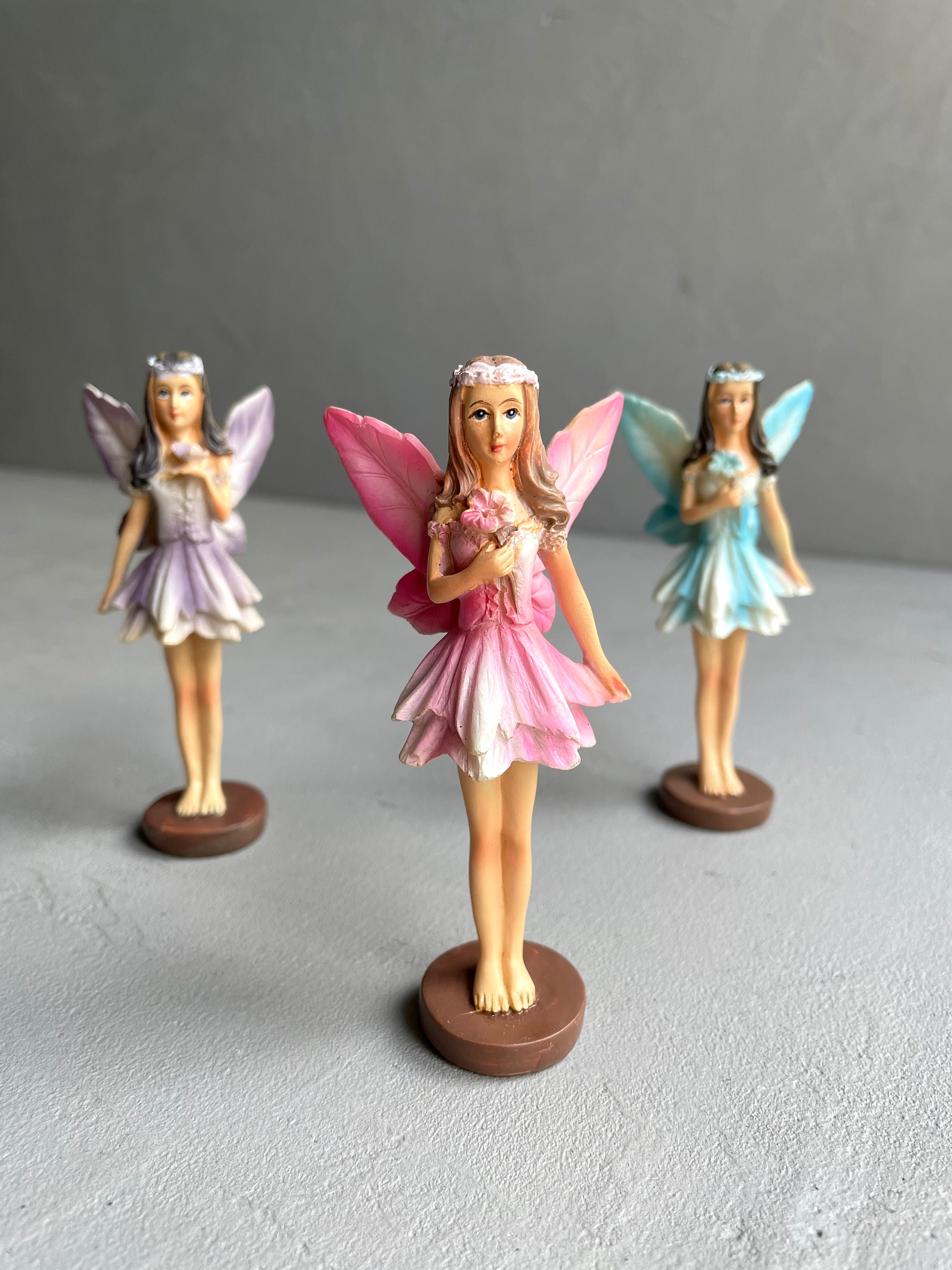 FOREST FAIRY FIGURINE Garden Ornament Polyresin Figurines Etsy