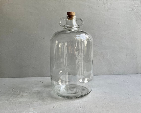 Botella de cristal reciclado de 1,5l.