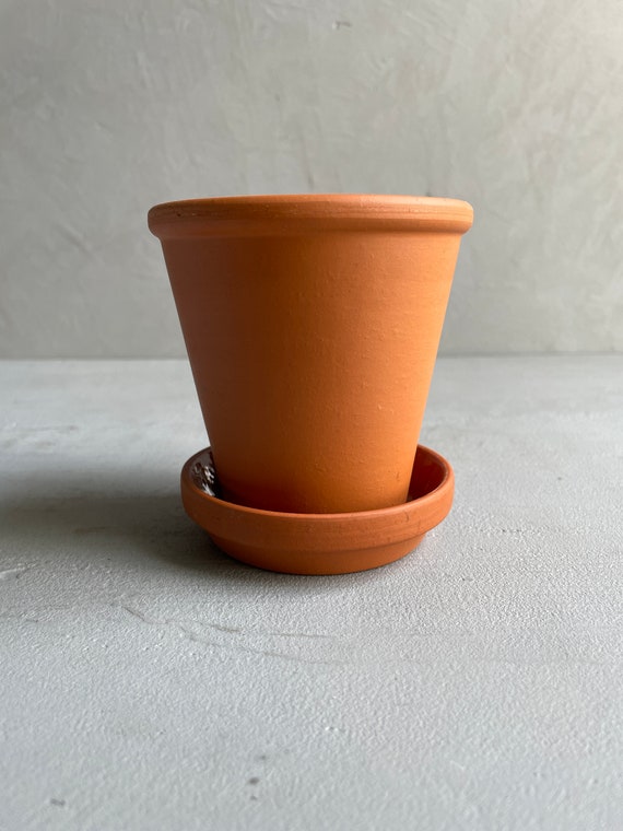 Top Glazed Natural Clay Terracotta Saucer | Clay Tray | Classic Design |  Glazed Earthenware | Matching Classic Terracotta Pots - Etsy