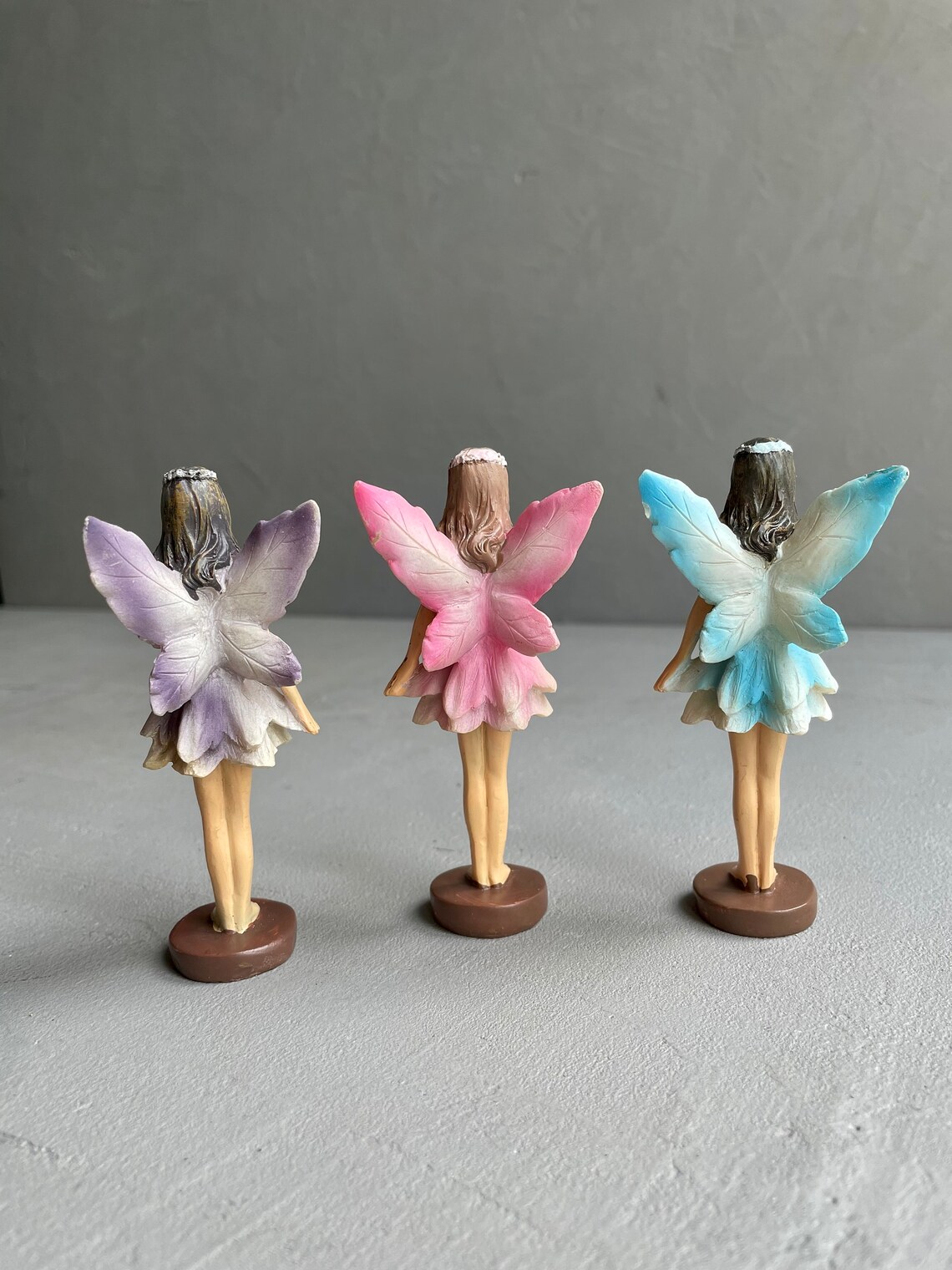 FOREST FAIRY FIGURINE Garden Ornament Polyresin Figurines Etsy
