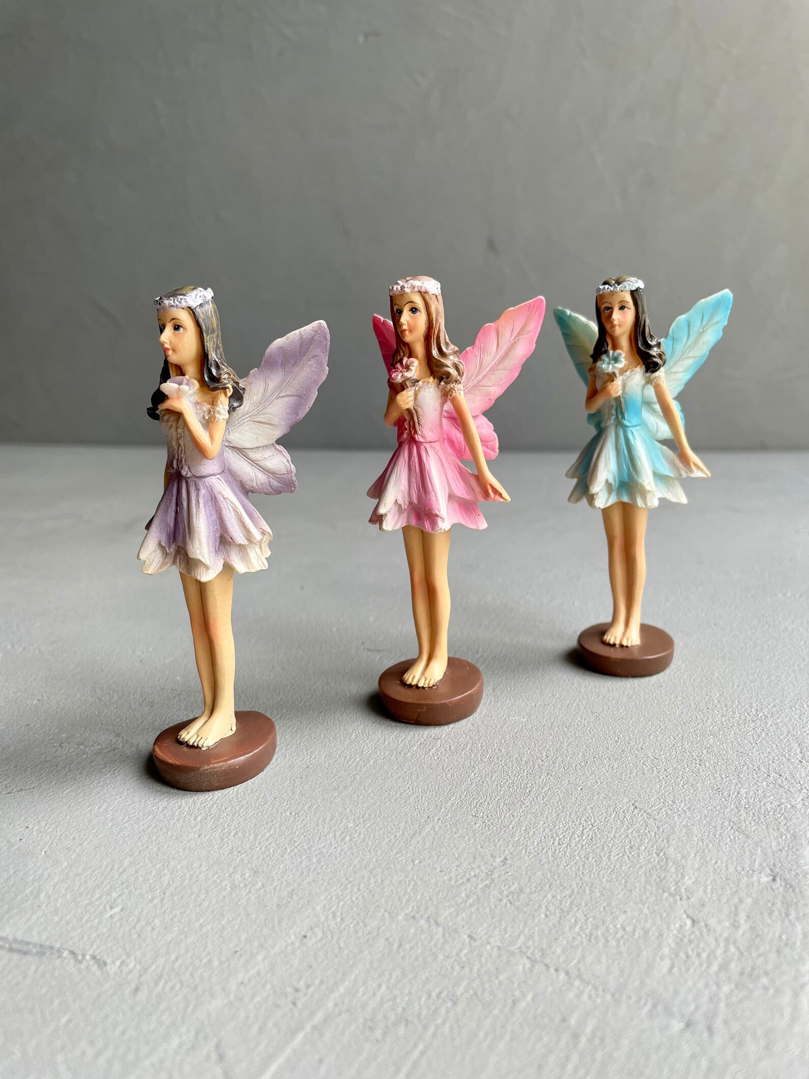 FOREST FAIRY FIGURINE Garden Ornament Polyresin Figurines Etsy