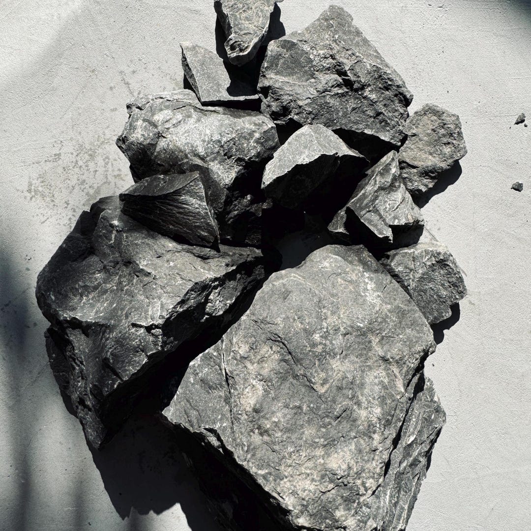 PREMIUM Mountain BLACK Basalt ROCKS | High Quality Black Mini Rocks ...