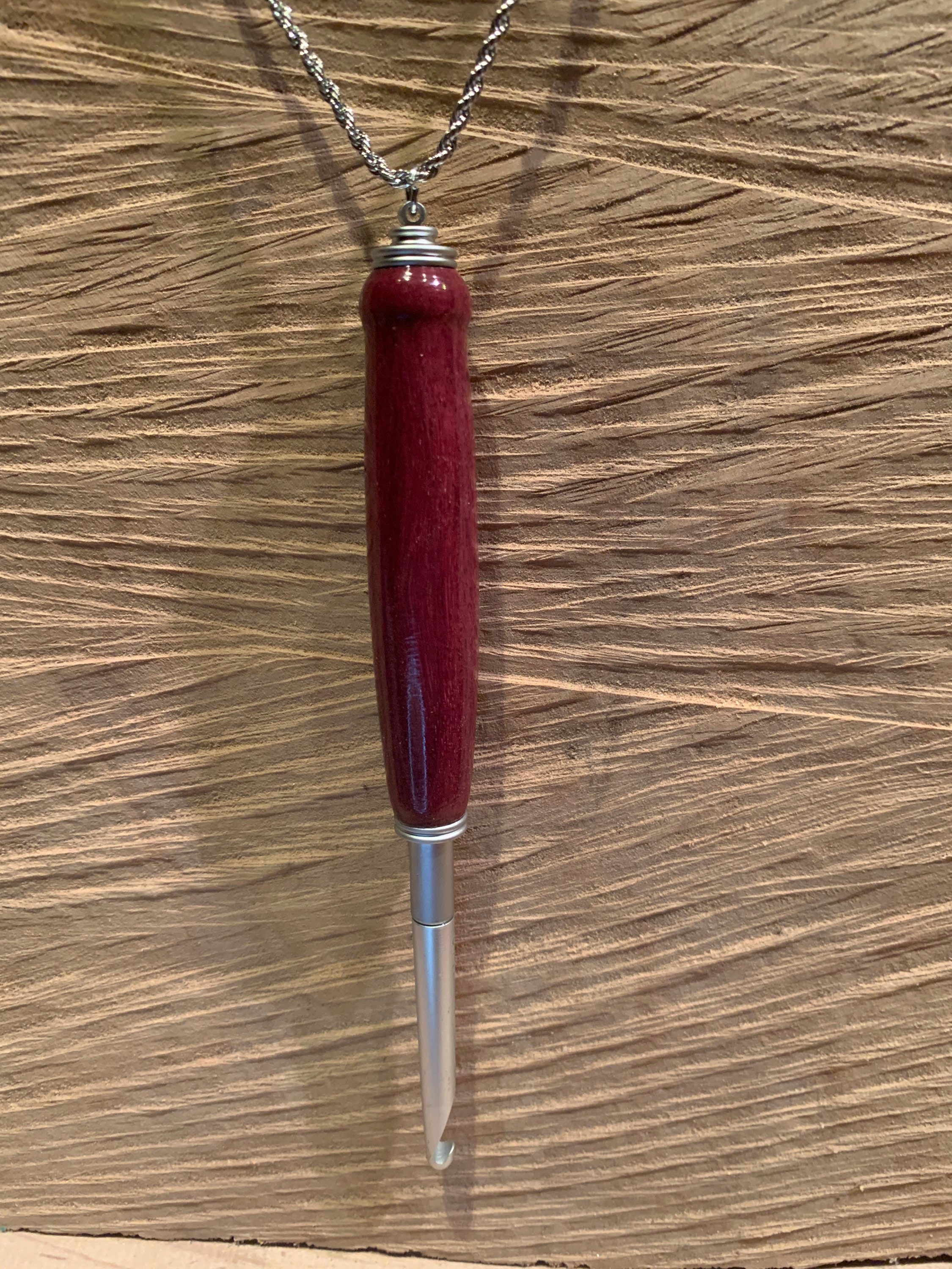 Crochet Hook Necklace Crochet Hook Crochet Etsy