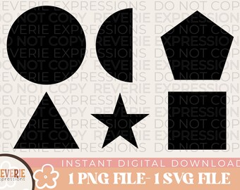 Basic Shape SVG Digital Download