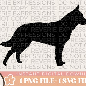 Blue Heeler Cut Out SVG Digital Download / Australian Cattle Dog Decal