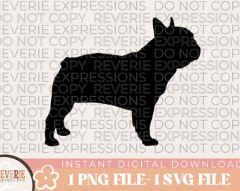 French Bulldog Cut Out SVG Digital Download | French Bulldog artwork