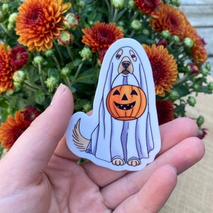 Golden Retriever Ghost, Spooky Pup, Halloween Dog, Ghost dog