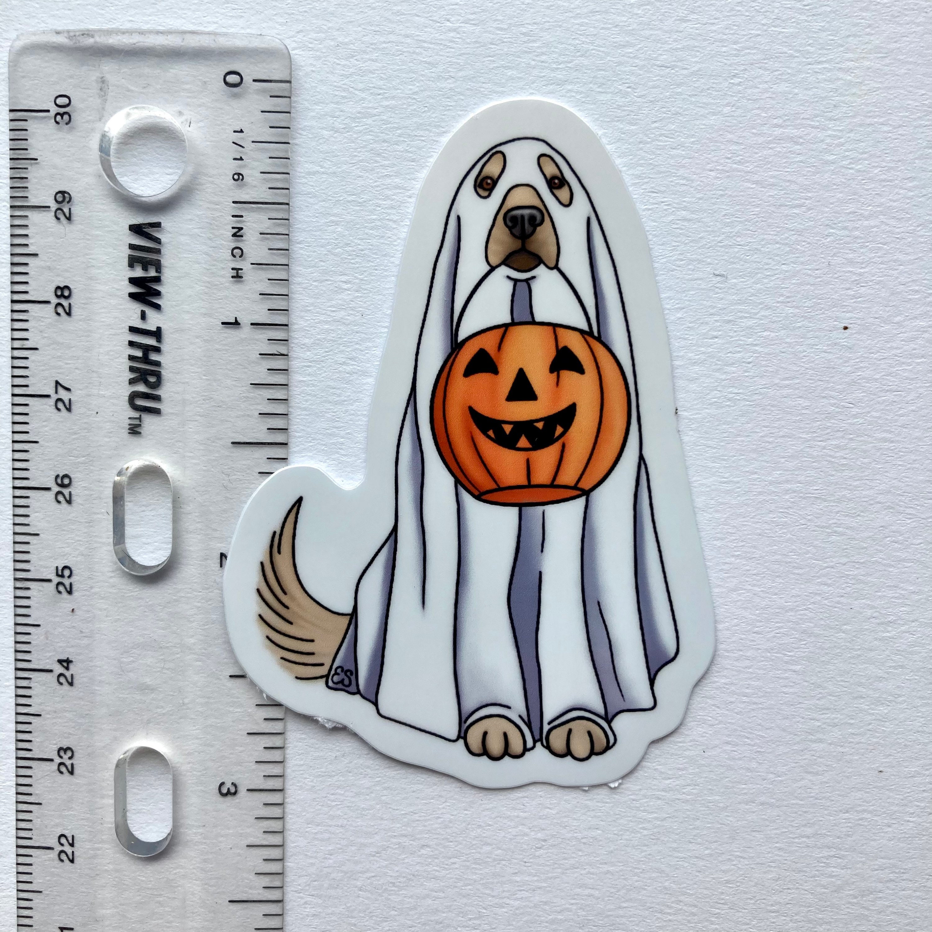 Golden Retriever Ghost Spooky Pup Halloween Dog Ghost Dog | Etsy