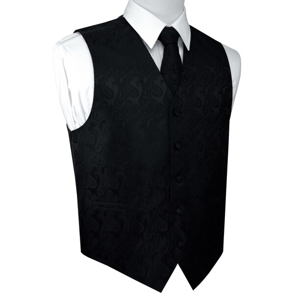 Black Formal Vest Etsy