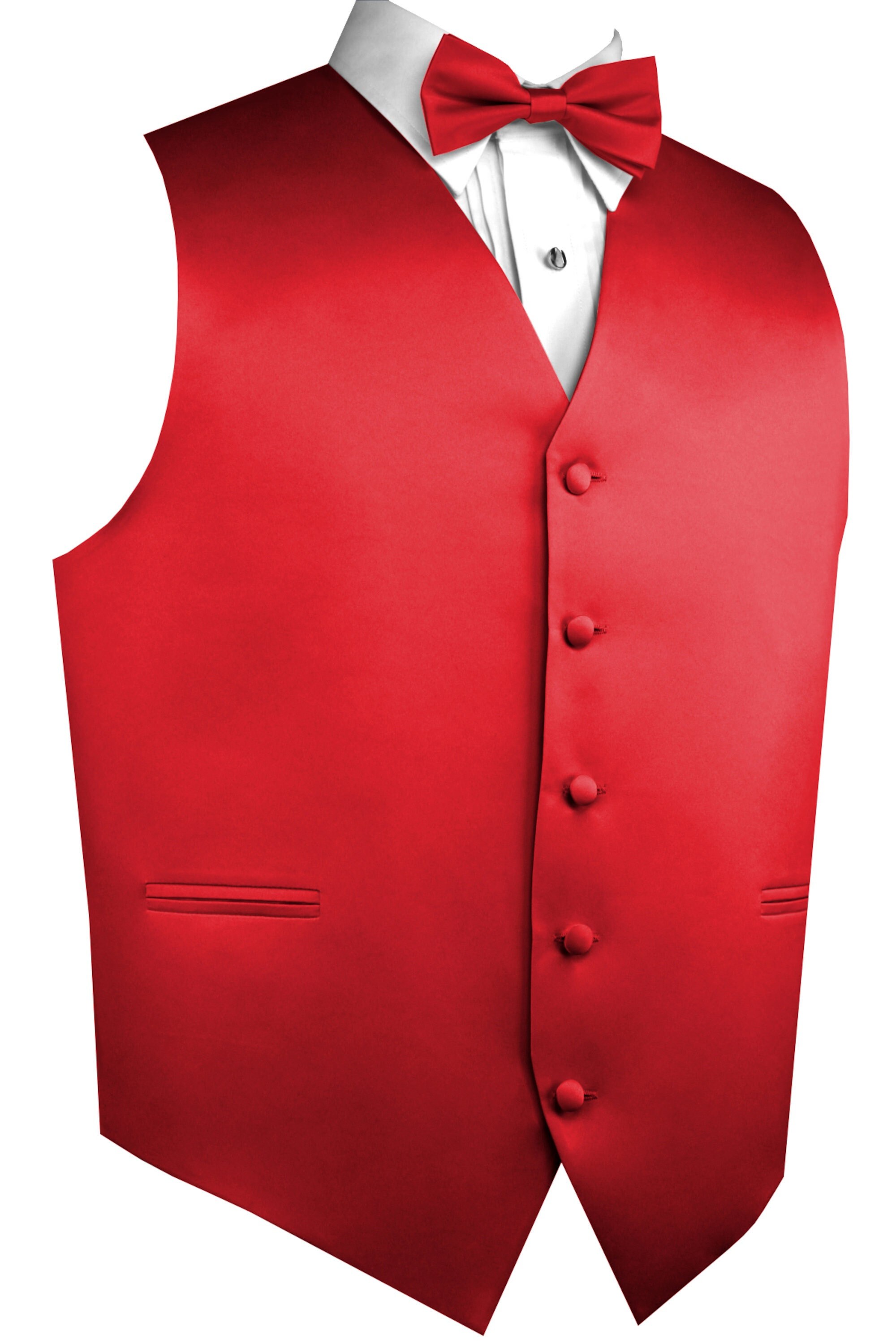 Red Suit Vest  Etsy